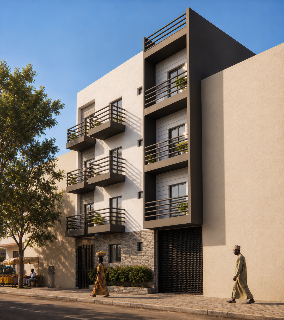10 logements et commerce