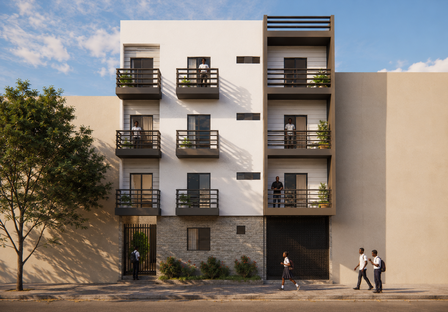 10 logements et commerce