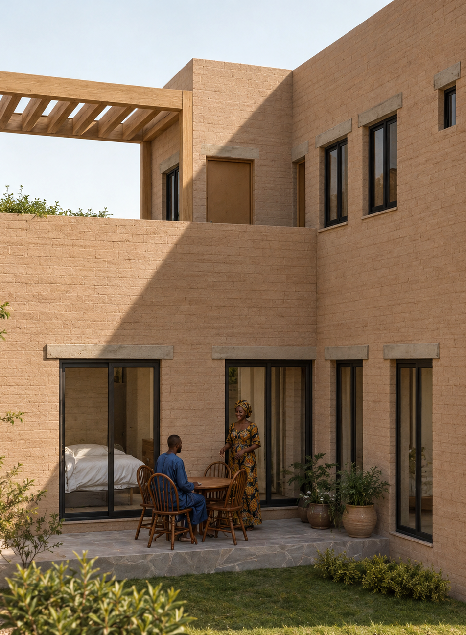 Une maison en BTC
