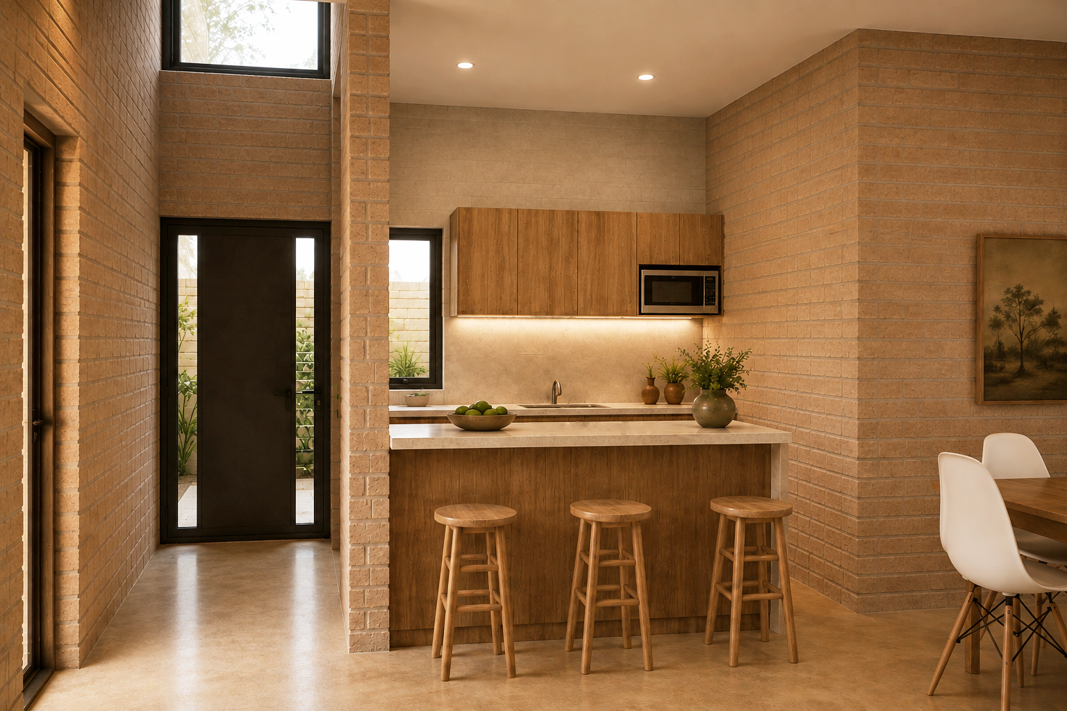 Une maison en BTC